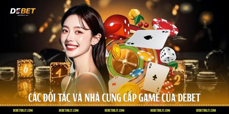 Các đối tác và nhà cung cấp game của DEBET