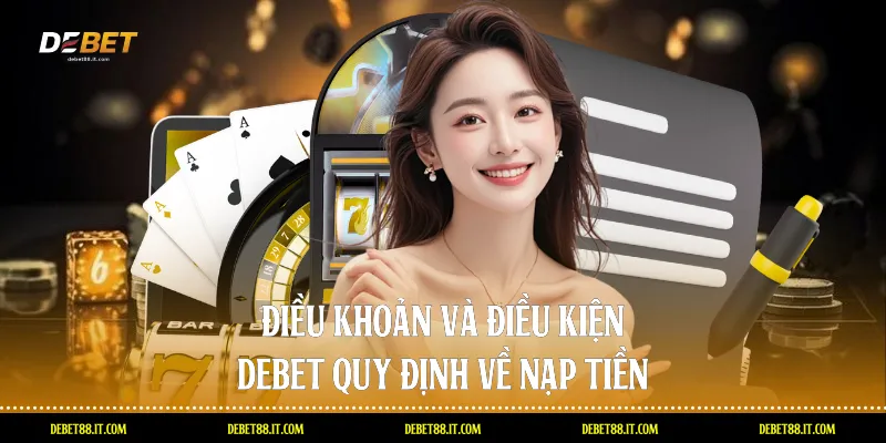 Điều khoản và điều kiện DEBET quy định về nạp tiền