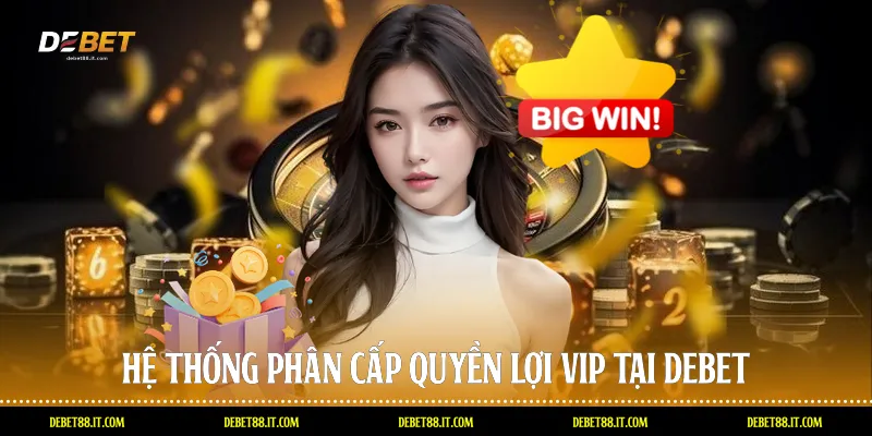 Hệ thống phân cấp Quyền lợi VIP tại DEBET