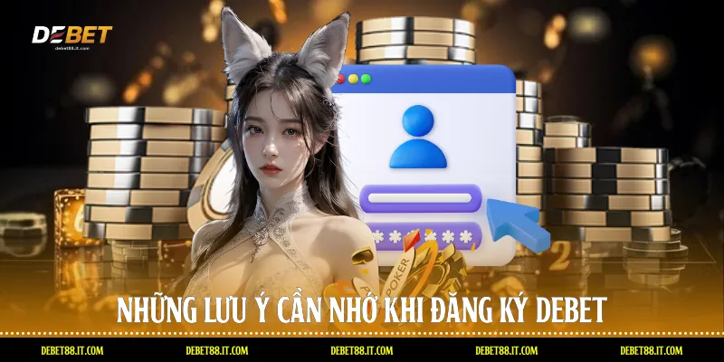 Những lưu ý cần nhớ khi đăng ký DEBET