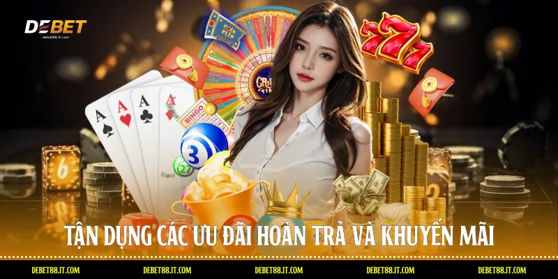 Tận dụng các ưu đãi hoàn trả và khuyến mãi